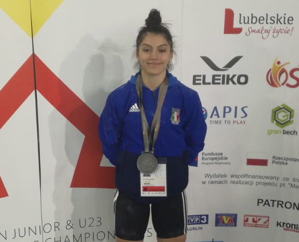 Giulia Imperio europei pesi medaglia d'oro