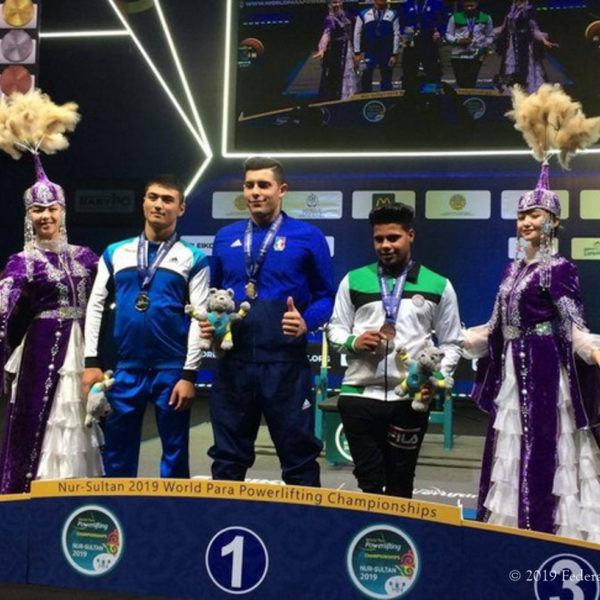 Donato Telesca Campione del Mondo Junior di Pesistica Paralimpica