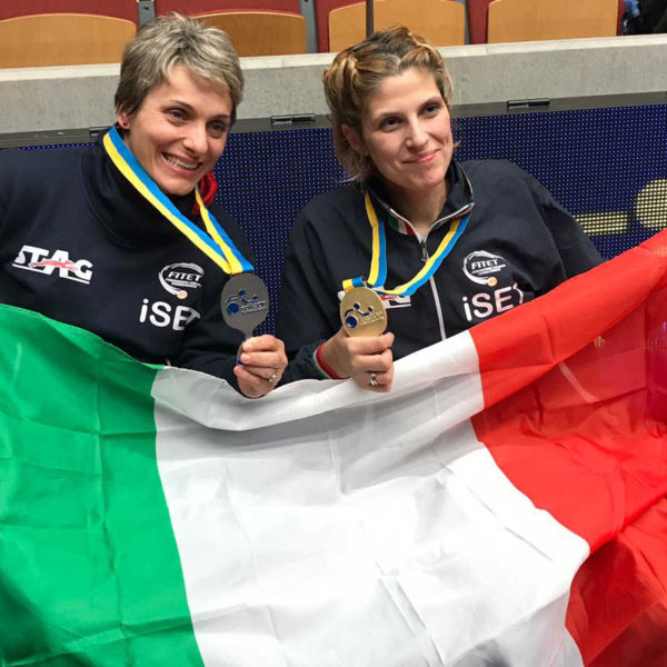 Europei tennistavolo paralimpici, oro per Rossi e argento per Brunelli