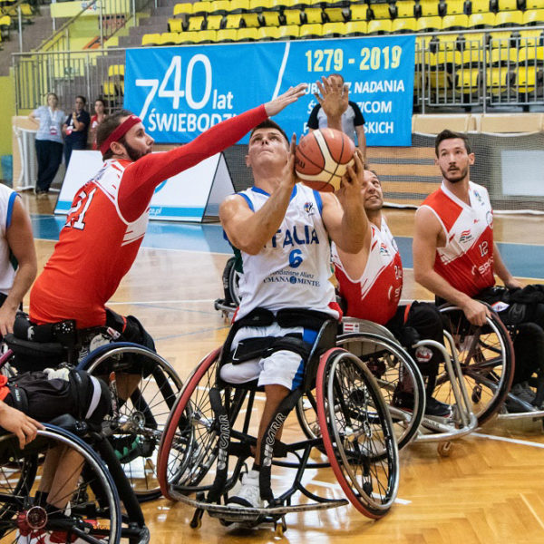 Europei Basket in carrozzina, prima vittoria azzurra contro l’Austria