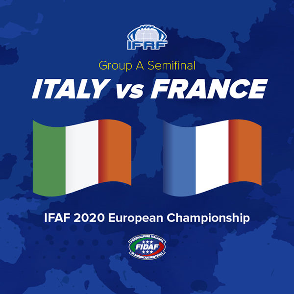 Europei Football Americano: in casa la semifiinale contro la Francia